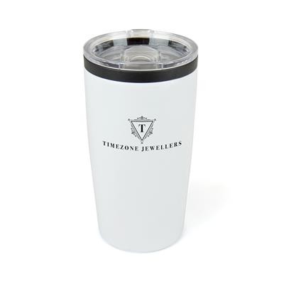 Picture of OAKRIDGE STAINLESS STEEL METAL TUMBLER in White