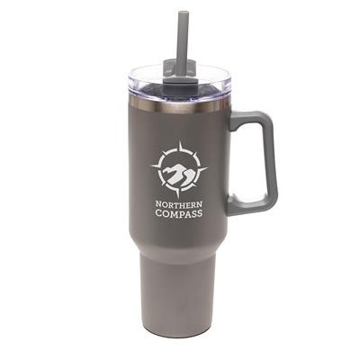 Picture of EVEREST 1182ML TRAVEL MUG in Gun Metal