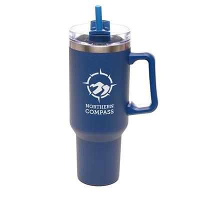 Picture of EVEREST 1182ML TRAVEL MUG in Navy Blue