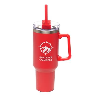 Picture of EVEREST 1182ML TRAVEL MUG in Red