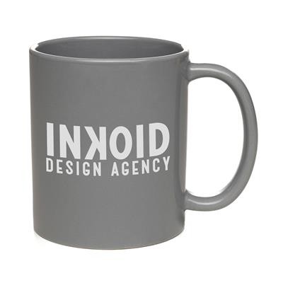 Picture of CAMBRIDGE COLOUR GLOSS FINISH MUG in Grey