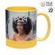 Picture of CAMBRIDGE TWO-TONE FULL COLOUR MUG in Yellow