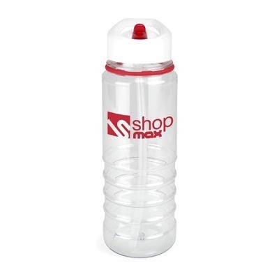 Picture of TARN PET PLASTIC DRINK BOTTLE in Red