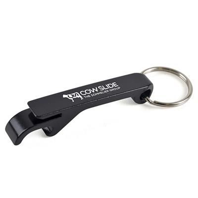 RALLI BOTTLE AND CAN OPENER in Black.