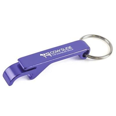 RALLI BOTTLE AND CAN OPENER in Purple.
