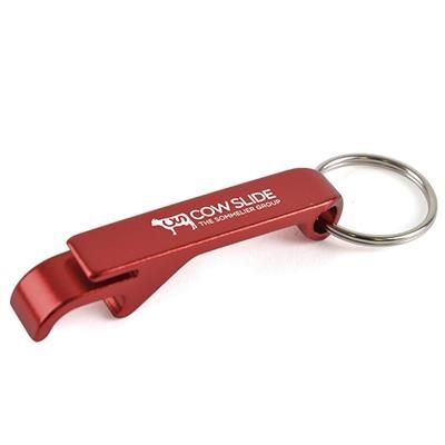 RALLI BOTTLE AND CAN OPENER in Red.
