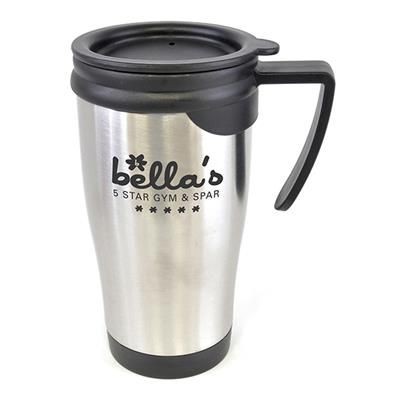 Picture of DALI TRAVEL MUG in Silver.