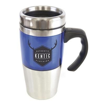 Picture of REMBRANDT TRAVEL MUG in Blue