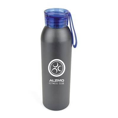 Picture of ECLIPSE METAL SPORTS BOTTLE in Black with Blue Trim