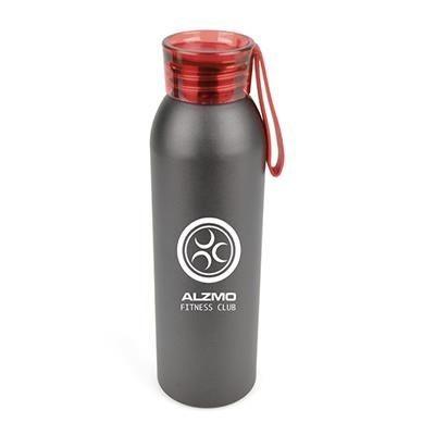Picture of ECLIPSE METAL SPORTS BOTTLE in Black with Red Trim