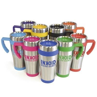 Picture of OREGON STAINLESS STEEL METAL TRAVEL MUG.