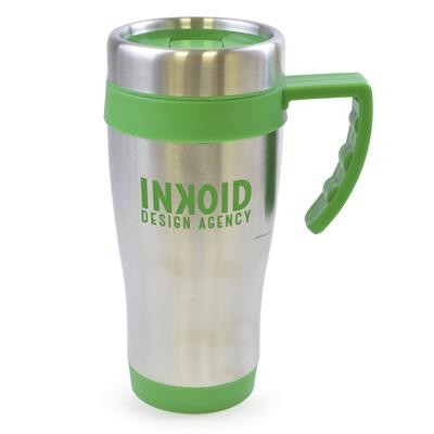 Picture of OREGON STAINLESS STEEL METAL TRAVE MUG in Green