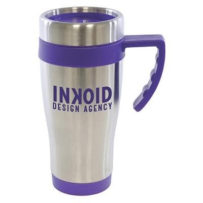 Picture of OREGON STAINLESS STEEL METAL TRAVE MUG in Purple