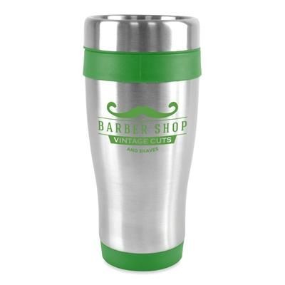 Picture of ANCOATS STAINLESS STEEL METAL TUMBLER with Green Trim