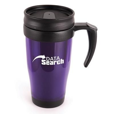 Picture of MARCO PLASTIC TRAVEL MUG in Purple