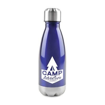 Picture of ASHFORD STAINLESS STEEL METAL DRINK BOTTLE in Blue