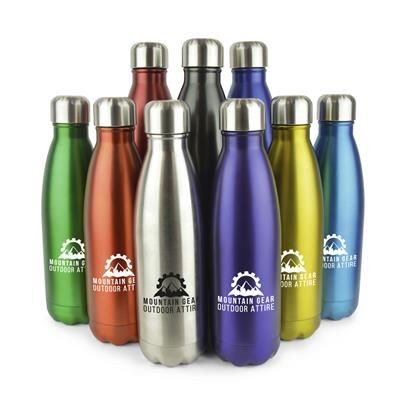 Picture of ASHFORD PLUS STAINLESS STEEL METAL DRINK BOTTLE.