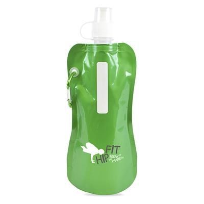 Picture of METALLIC FOLDING UP BOTTLE in Green