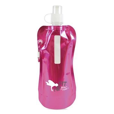 Picture of METALLIC FOLDING UP BOTTLE in Pink