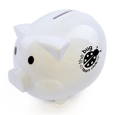 Picture of PIGGY BANK in White