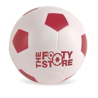Picture of FOOTBALL STRESS BALL in Red & White
