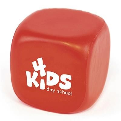 Picture of CUBE STRESS TOY in Red
