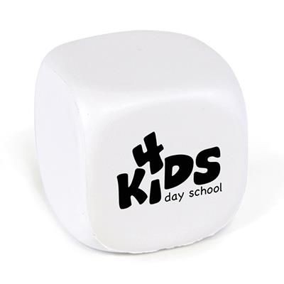 Picture of CUBE STRESS TOY in White