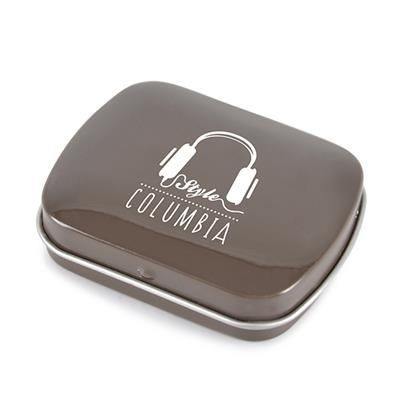 Picture of RECTANGULAR MINTS TIN in Brow