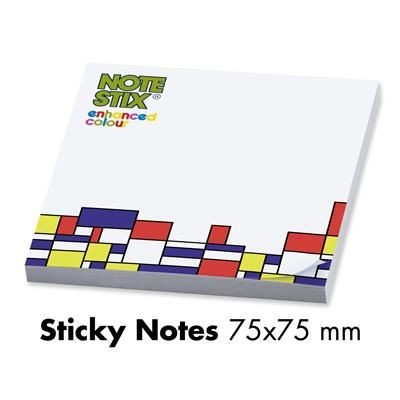 Picture of SQUARE STICKY NOTE PAD 75x75mm.