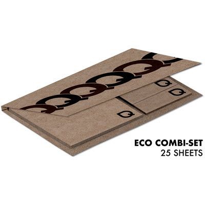 STICKY NOTE KRAFT ECO COMBISET