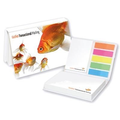 Picture of NOTESTIX STICKY NOTE HARD COMBI SET in White.