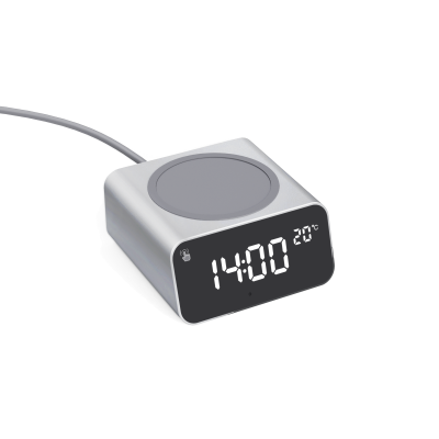 Picture of XOOPAR REDDI TRAVEL CLOCK AND CORDLESS CHARGER (PD) with Bt