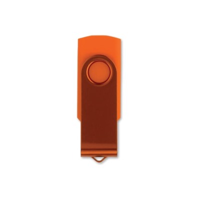 Picture of USB FLASH DRIVE TWISTER 8GB in Orange