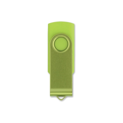Picture of USB FLASH DRIVE TWISTER 8GB in Pale Green