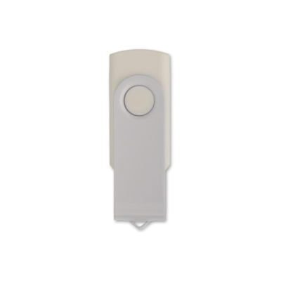 Picture of USB FLASH DRIVE TWISTER 16GB in White