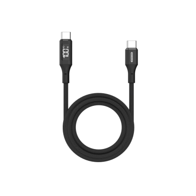 Picture of SITECOM CA-1005 USB-C TO USB-C POWER CABLE with LED Display in Black