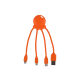 Picture of 2087 | XOOPAR ECO OCTOPUS CHARGER CABLE in Orange