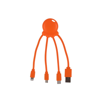Picture of 2087 | XOOPAR ECO OCTOPUS CHARGER CABLE in Orange