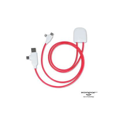 Picture of XOOPAR LIGHTING ICE-C CHARGER CABLE in Red