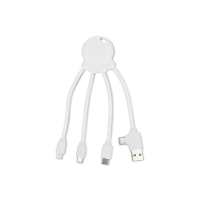 Picture of 4009 - XOOPAR OCTOPUS OBP CABLE OCEAN BOUND PLASTIC in White