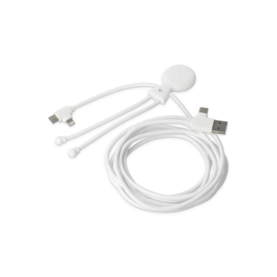 Picture of 2092 - XOOPAR MR BIO LONG 60 W PD MULTI CHARGER CABLE 2 METER in White