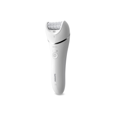 Picture of BRE700|PHILIPS EPILATOR FOR LEGS AND BODY, WET & DRY in White