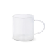 Picture of COFFEE GLASS with Handle Vardez 300 Ml in Clear Transparent
