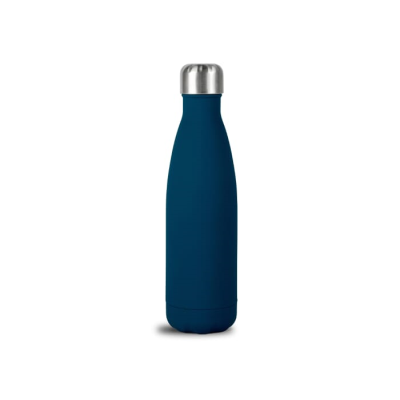 Picture of SAGAFORM NILS STEEL BOTTLE RUBBER 500ML in Blue
