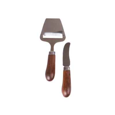 Picture of SAGAFORM ASTRID CHEESE SLICER AND BUTTER KNIFE 2 PCS in Wood