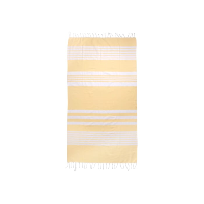 Picture of SAGAFORM ELLA HAMAM TOWEL ORGANIC COTTON 145X250CM in Yellow