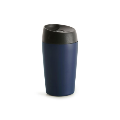 Picture of SAGAFORM LOKE TRAVEL MUG COLOUR COATED 240ML in Dark Blue