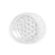 Picture of SAGAFORM ACRYL PICNIC BIG PLATE SET OF 2 Ø26CM in Clear Transparent