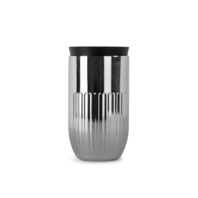 Picture of SAGAFORM TOVA ISOLATED MUG, 320 ML LEAK-PROOF AND DISHWASHER SAFE in Chromium