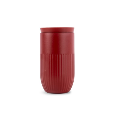 Picture of SAGAFORM TOVA ISOLATED MUG, 320 ML LEAK-PROOF AND DISHWASHER SAFE in Dark Red